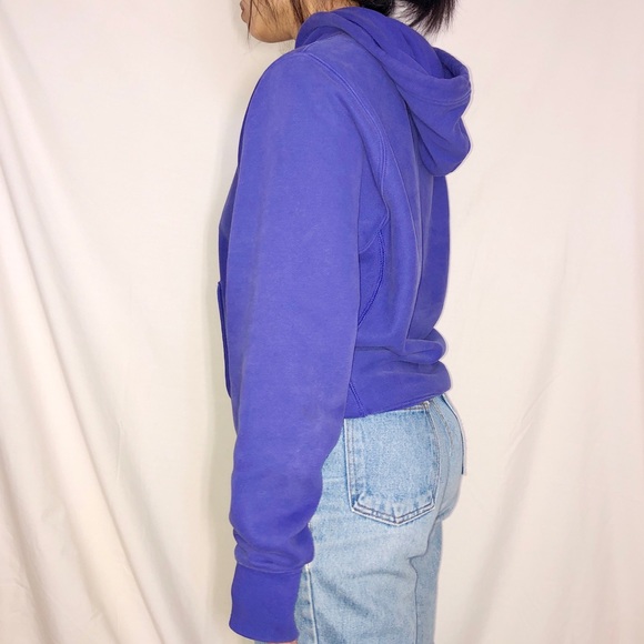 Champion Reverse Weave Purple Hoodie - Picture 4 of 5